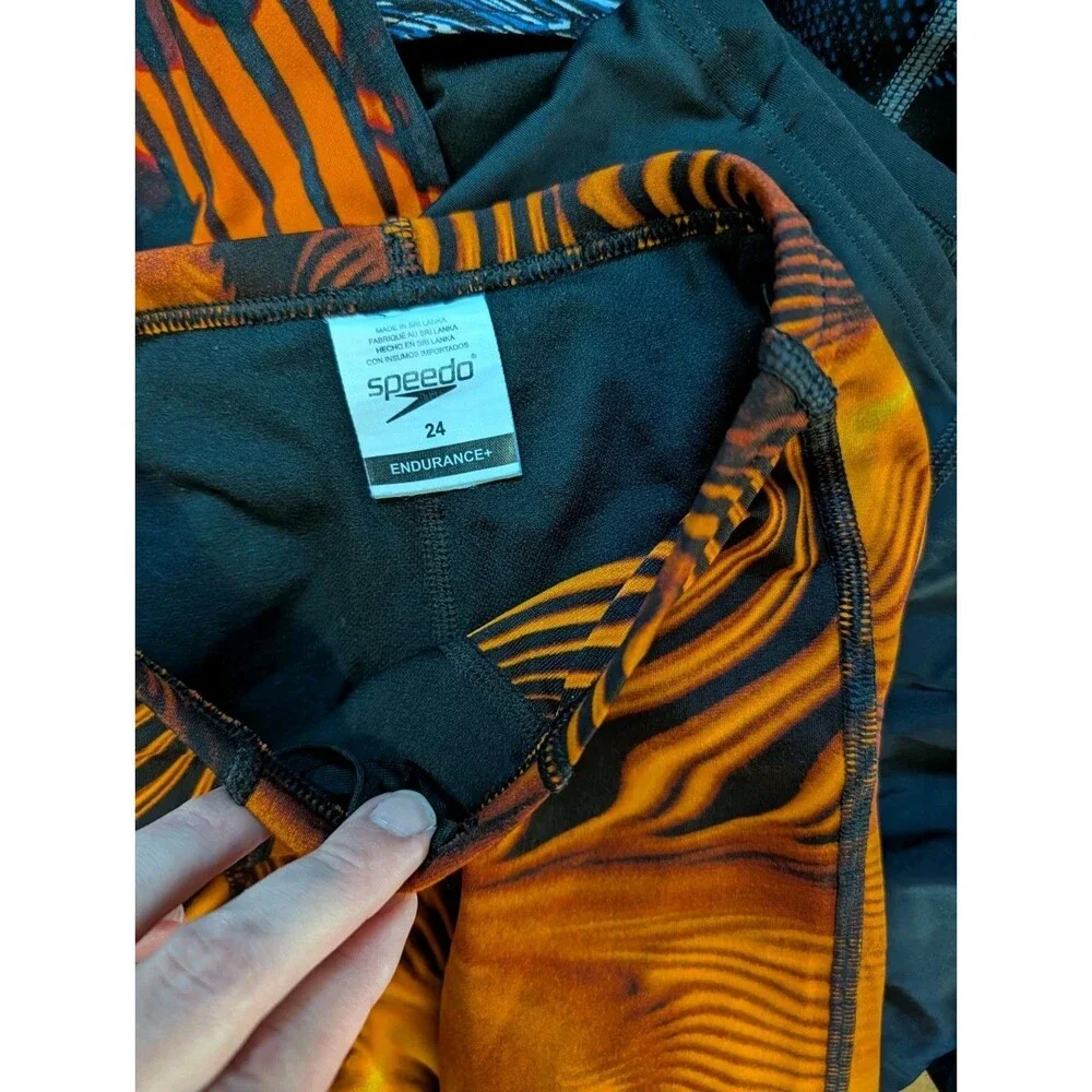 Speedo Boys Youth Size 24 & 26 Endurance+ Purpose Jammer Swim Suit Lot Of 8